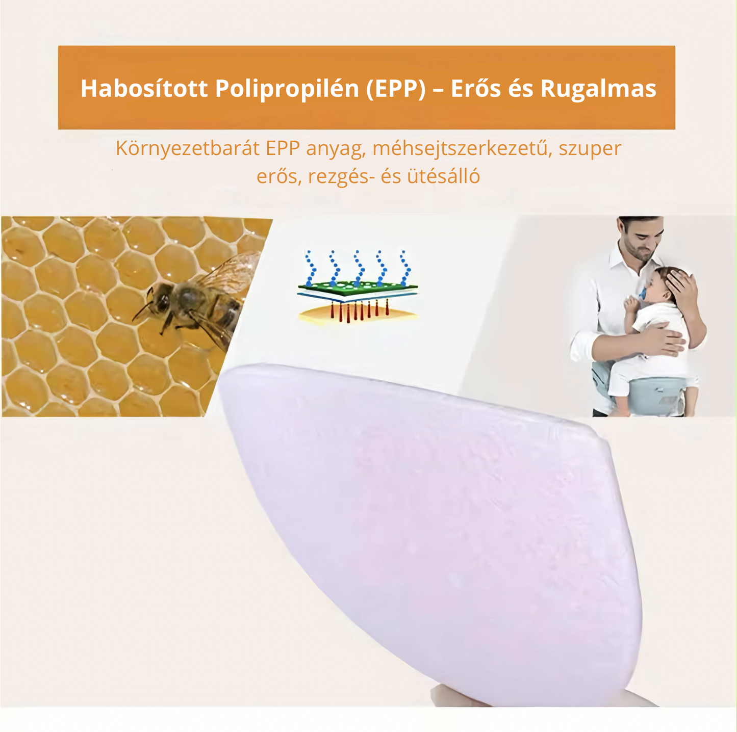 Baba csípőhordozó | Ergonomikus & Multifunkciós