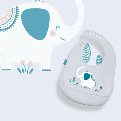 Vízálló szilikon előke – babák etetéséhez