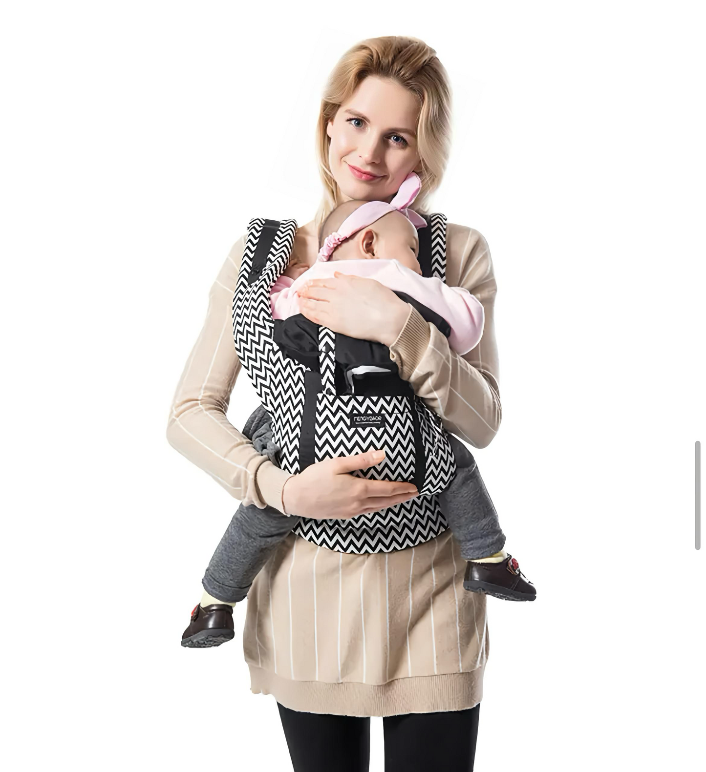 Kompakt, minden évszakban használható babahordozó tárolótáskával