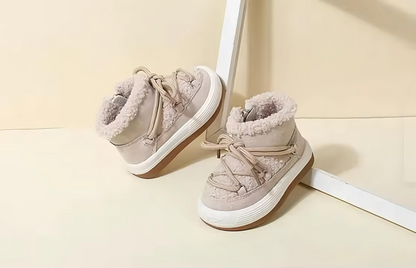 Divatos gyerek hócsizma – magas szárú pamutcipő