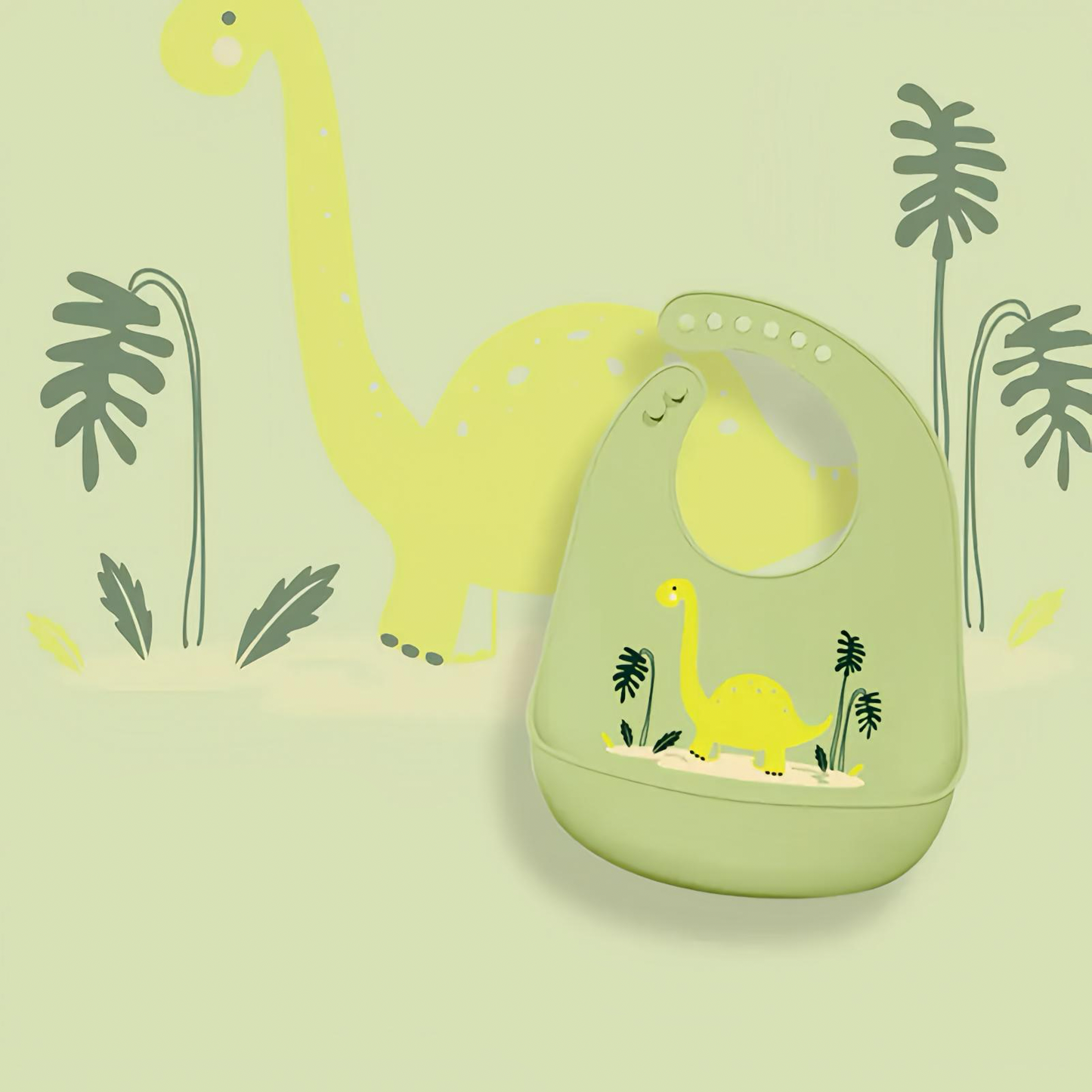 Vízálló szilikon előke – babák etetéséhez