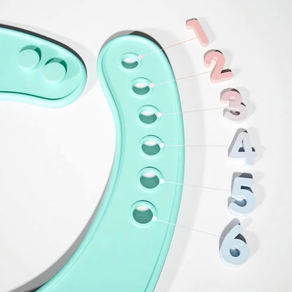 Vízálló szilikon előke – babák etetéséhez