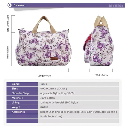 Insular Designer Babakocsi Pelenkázó és Szervező Táska