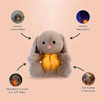 Álomszuszi Nyuszi – Lélegző és Zenélő Nyugtató Plüss