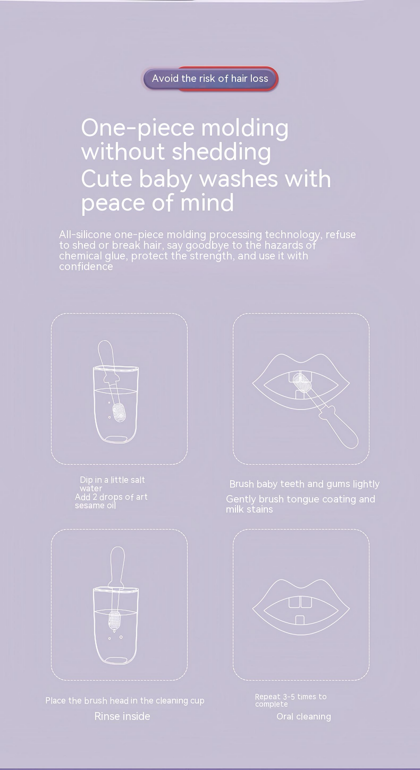 Szájhigiéniai készlet babáknak